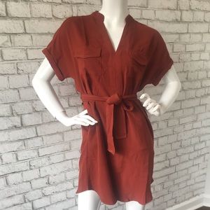 Maroon Mini Dress